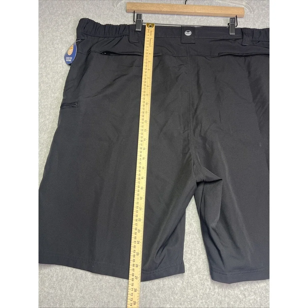 NWT Wrangler Classic Flex Waistband‎ Black Shorts Men's Size 48 - Picture 11 of 12